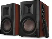 D200 Bluetooth Powered Bookshelf Speakers - Studio Monitor Speakers - Computer S