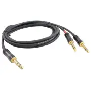 Blastking 15” Single 1/4" Balanced to Dual 1/4" Interconnect OFC Cable