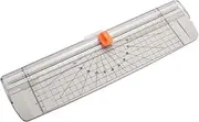 Corner Edge Trimmer Portable Paper Trimmer A4 Size Paper Cutter Cutting Machine 12 Inch Cutting Width for Craft Paper Photo Laminated Paper Round Corner Trimmer (Size : White)