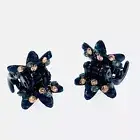Acrylic Hair Claw Clip Jaw use Swarovski Crystal Hairpin Elegant Nave Blue Brown