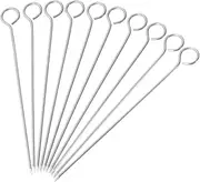 Westmark 4004094102271 10 Meat Roll Skewers, 10 cm, Silver