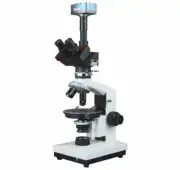 Polarizing Microscope w Strain Free Optics, Conscopic, Retarders & USB Camera