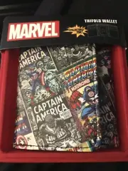 NIB Marvel Captain America Tri Fold Wallet MSRP $40 Collector's Item