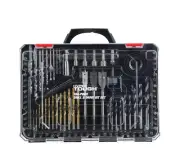 Hyper Tough 100 Piece Drill Bits Screwdriver Bits and Nut Driver Bits Set, Steel