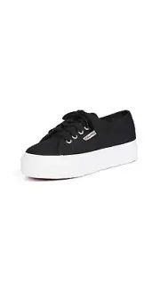 Superga womens 2790 Acotw Platform Fashion women's 6.5- men's 5black /white