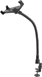ChargerCity 18cm 20cm 23cm 25cm Aluminium Tablet Office Desk Desktop Table Clamp Mount with 360o Easy-Adjust Holder & 60cm Gooseneck Flexible Arm Clamp Lock for Asus Eee Pad Slate Slider Archos 101 80 70 48 10 Arnova 7 Fujitsu Stylistic Maylong M-250 ..