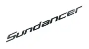 1pcs 24.25" SEA RAY SUNDANCER Boat Letters Emblem Adhesive Sticker (Gloss Black)