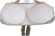 Folding Jumbo Rear Front Car Window Sun Shade Auto Visor Windshield Block n'go