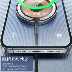 【Mcdodo 麥多多】磁吸無線充電盤充電器快充充電線充電座 透鏡 1M(iPhone14/13/12)