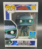 SDCC 2019 Funko Captain Marvel Minn-Erva 487 Comic Con Shared Exclusive Gamestop