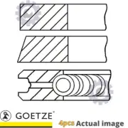 4X NEW PISTON RING KIT FOR FIAT LANCIA IDEA 350 188 A5 000 PALIO 178 GOETZE