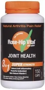 Rose-Hip Vital Arthritis Pain Relief Super Strength Capsules 150 Caps