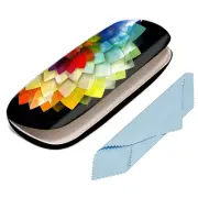 Eyeglasses Case, Durable Hard Shell Box Portable Protective Glasses Cover Box...