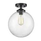 Innovations XL Beacon 12" Semi, Amber/Bronze/Seed Globe - 284-1C-OB-G204-10