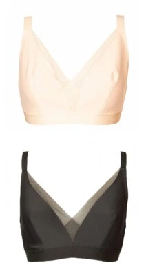 CHANTELLE pre-shaped women's bra without underwire, raw cut triangle article 12B