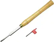 Parting Woodturning Tool Wood Lathe Carbide Tipped Grooving Tool with Carbide Insert, 16 inch Length