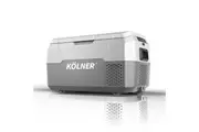 Kolner 20L Portable Fridge Cooler Freezer Camping Refrigerator Grey