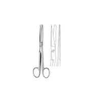 6 Operating Scissors, 5", Straight Blades, Sharp/Blunt