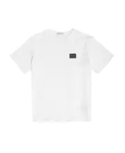 Dolce Gabbana Kids Logo Patch Crewneck T-Shirt 8Y,14Y,12Y,10Y,12 White