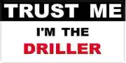 3 - Driller Trust Me Tool Box Hard Hat Helmet Sticker H429