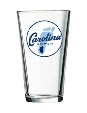Carolina Brewery - 16oz Pint Beer Glass Pub Barware Seltzer Tea Water Glassware