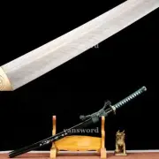 Hand Forged Real Japanese Samurai Katana Sword Folded Steel Sharp Full Tang.