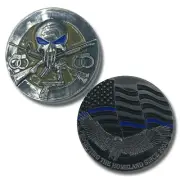 SK 029 Thin Blue Line Tools of the Trade Challenge Coin