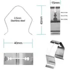 Universal Meat Thermometer Barbecue Probe Clip Holder For Ambient Temperature