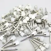 100 Pcs Disposable Dental Prophy Brush White Nylon Flat Type Polishing Bowl Cup