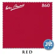 7' Simonis 860 Pool Table Cloth - Red - AUTHORIZED DEALER