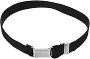 [DEARMAMY] Elastic Stretch Belt for Boys and Girls Toddlers Boys Girls Adjustable Belt Comfortable Fit Black