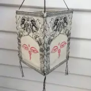 Nepalese Handmade Lokta Paper Lampshades Lantern in Assorted Colours & Designs