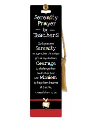 Serenity Prayer For Teachers Bookmark