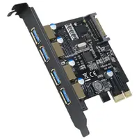 在飛比找momo購物網優惠-【伽利略】PCI-E USB 3.0 4 Port 擴充卡(