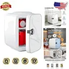 Elegant Portable Mini Fridge - 4L/6 Can Cooler & Warmer for Skincare & Drinks