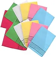 OSOLADY 12pcs Sauna Exfoliating Bath Towels Back Shower Body Scrubber Scrubbing Cloths Rough Texture Bathing Sponge Net Washcloth For Deep Cleaning For Gym Spa Use