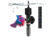 PULACO 25W Small Aquarium Betta Heater with Free Thermometer Strip