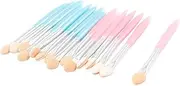 XYWHPGV Blue Pink Handle Eye Shadow Sponge Brushes Cosmetic Tool 15 Pcs(544f0 843fe c8d9d d9bf8 76b31 16213