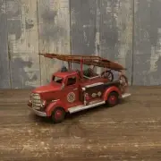 Tin Toy Tin Car FIRE DEPT Fire Engine New