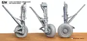 1pc 1/48D&W 480610 F-14D Landing Gears highly detailed 3Dprinted for TAMIYA kits
