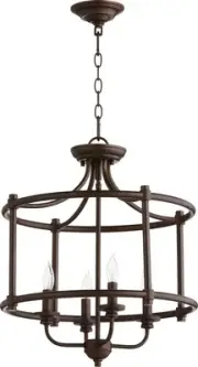 Quorum International 2822-18 Rossington 4 Light 18"W Taper Candle - Bronze