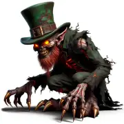 Dark Leprechaun Ancient Monster 3" DnD Myth Legend Mythology Gaming Hobby Decal