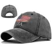 s for Women Men Baseball Cap Patriotic USA hat Men Medium American Flag Hat