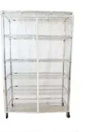 Crate and Barrel COVER for Wire Shelving Storage Rack Size: 48"Wx18.5"Dx68"H