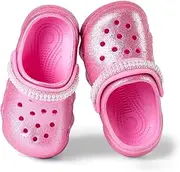 [HoEase] Casual Bright-Colored Clogs for Kid's, Toddlers, Girls, Breathable Lightweight Children's Garden Shoes for Beach Pool, Anti Slip Sandals Clogs, Water Shoes Summer Slides