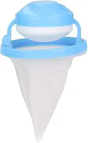 Floating Lint Mesh Bag Pet Hair Collector, Laundry Filter Bag for Washing Machine, 3.74 * 4.92 inch(Blue)