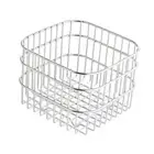Metal Wire Storage Basket Stable Dish Drying Rack for Kitchen Home Dormitory