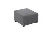 Vibe Geeks Square Ottoman Cover Premium Furniture Protector with Elastic Bottom