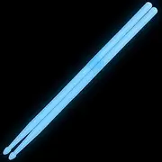 OriGlam 5A Luminous Light Up Drum Sticks, Luminous Light Up Drumsticks, Bright Luminous Glow in The Dark Drumsticks, Bright Light Up Drum Sticks (Blue)