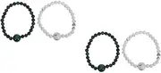 2sets Bracelet Wristbands Wrist Bands Wrist Straps Hand Jewelry Stone 2pcs*2